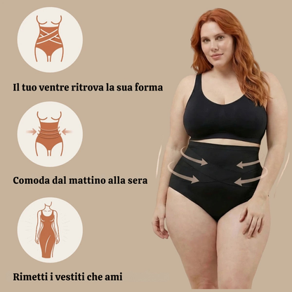 Slip contenitivo a vita alta speciale postpartum