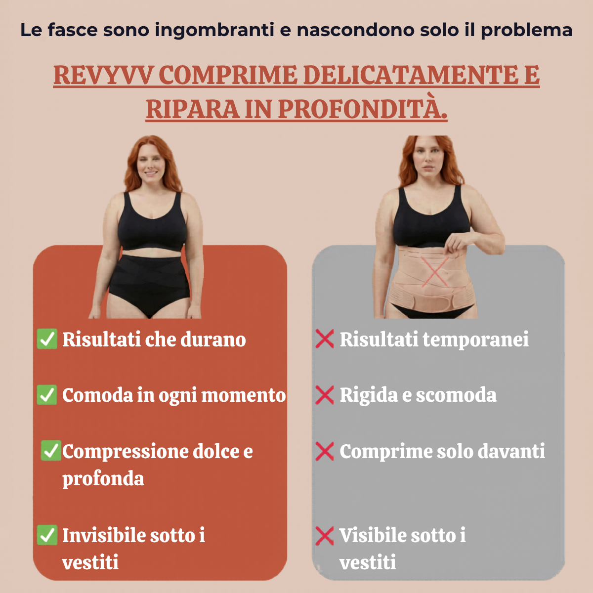 Slip contenitivo a vita alta speciale postpartum