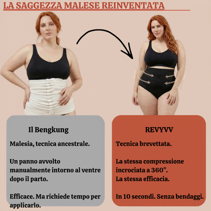 Slip contenitivo a vita alta speciale postpartum